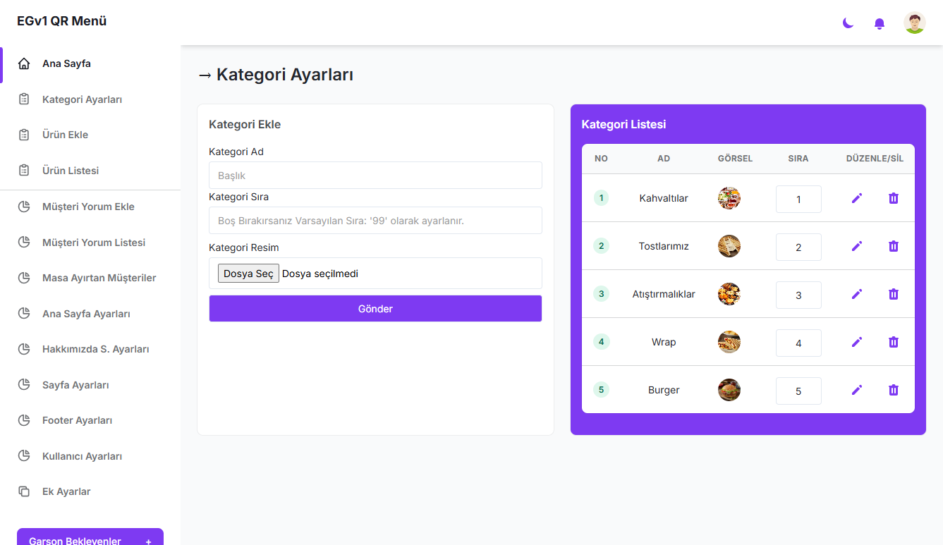 QR Menu 2 - Görsel 5